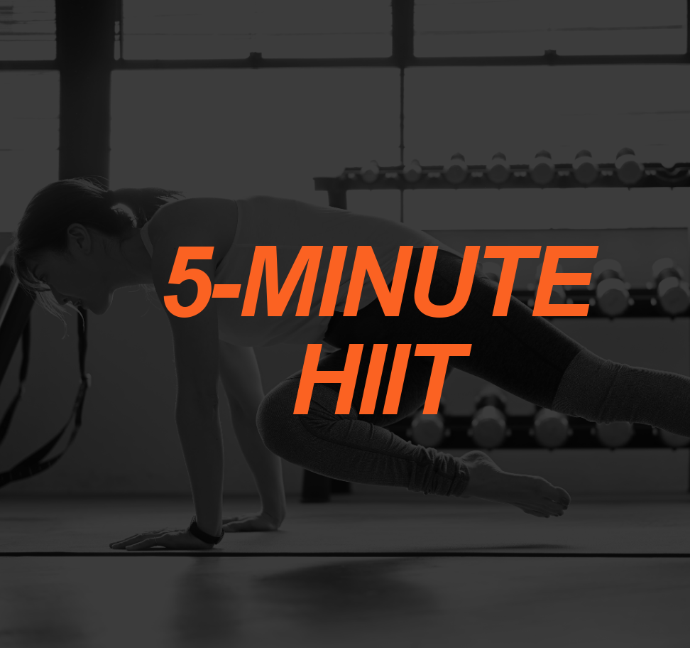 Sample 5 Minute HIIT Workouts for Fitness Clients