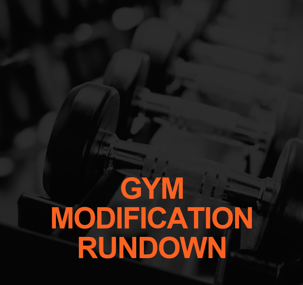 Post-Pandemic Gym Modification Rundown 6 GYM MOD