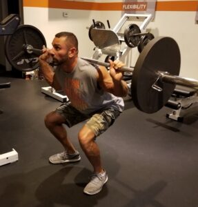 Proper Form for Back Squat Exercise: Drop it like a Squat 1 Nick Back Squat A 1