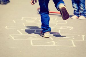 The Importance of Activity for Children with Special Needs 2 hopscotch