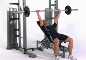 Incline Bench (Straight Bar) 2 Incline Bench Press Finish