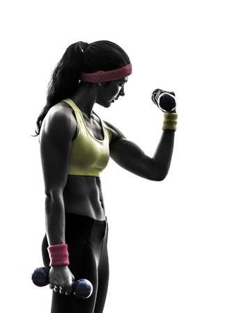 Girl with Dumbbells