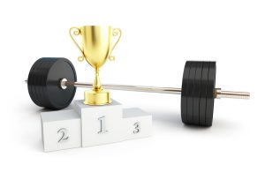 Trophy for weightlifting