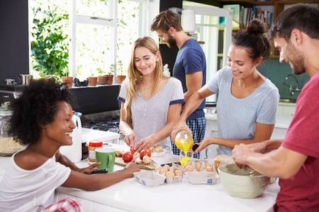 preparing food