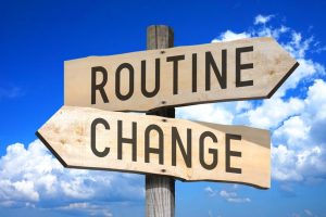 routine change sign
