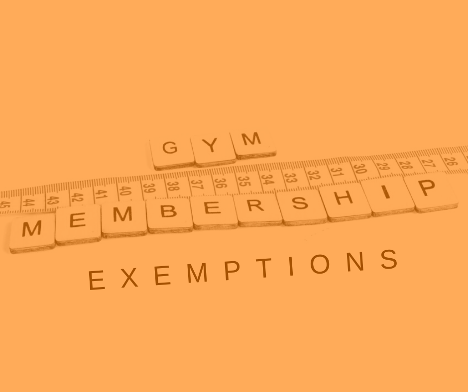 Gym Memberships Deductions