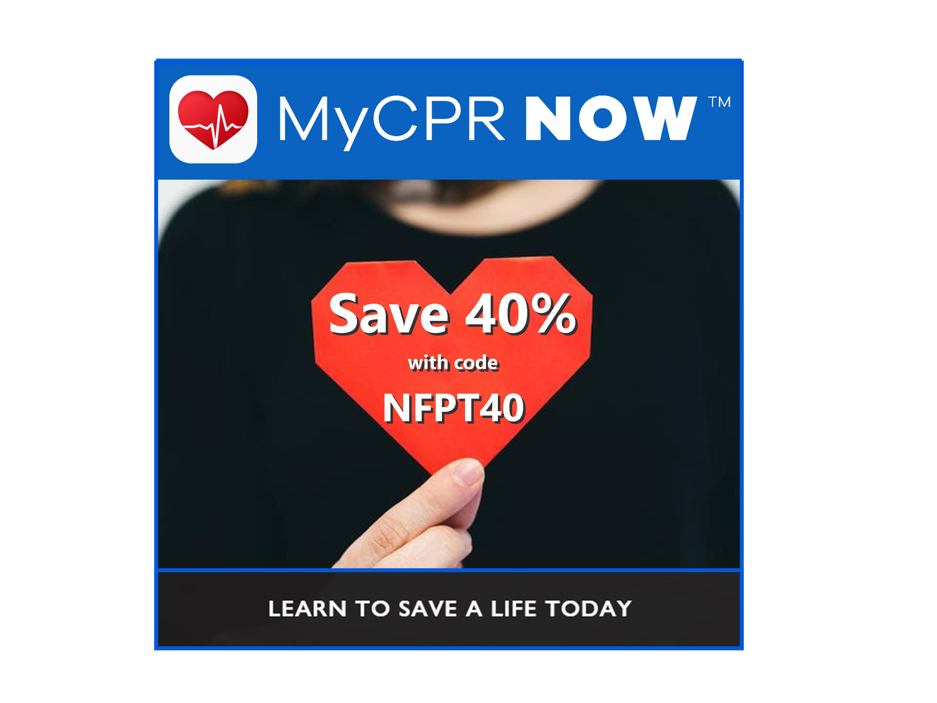 MyCPR NOW Email Promotion NFPT