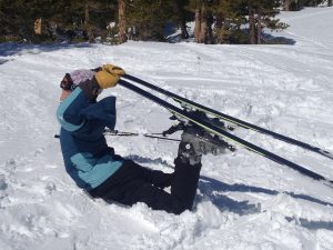 Stretching-with-skis