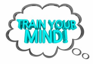 Train Your Mind Thought Cloud Mental Exercise 3d Illustration